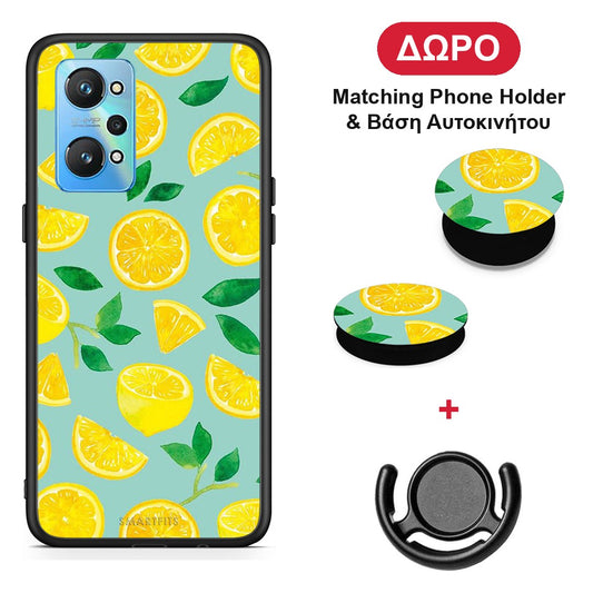 Lemons - Realme GT Neo 2 θήκη + Δώρο Phone Holder & Βάση Αυτοκινήτου