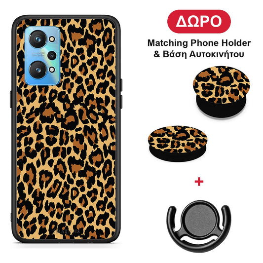 Animal Leopard - Realme GT Neo 2 θήκη + Δώρο Phone Holder & Βάση Αυτοκινήτου