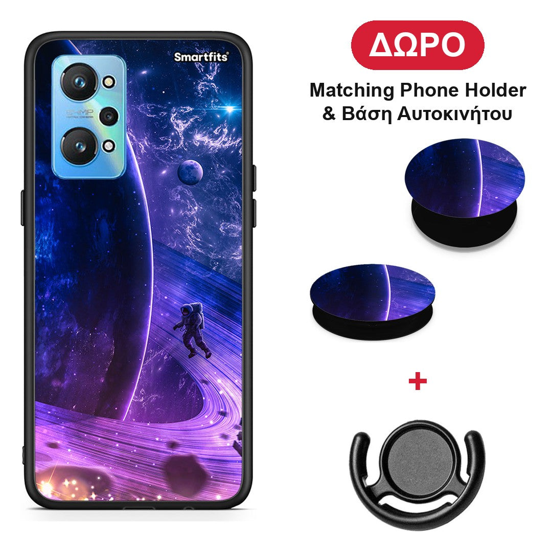 Lost Astronaut - Realme GT Neo 2 θήκη + Δώρο Phone Holder & Βάση Αυτοκινήτου