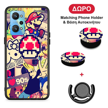 Love The 90s - Realme GT Neo 2 θήκη + Δώρο Phone Holder & Βάση Αυτοκινήτου