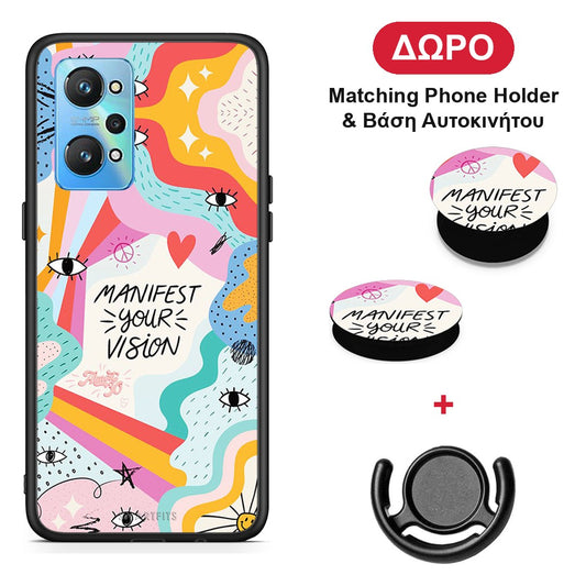 Manifest Your Vision - Realme GT Neo 2 θήκη + Δώρο Phone Holder & Βάση Αυτοκινήτου