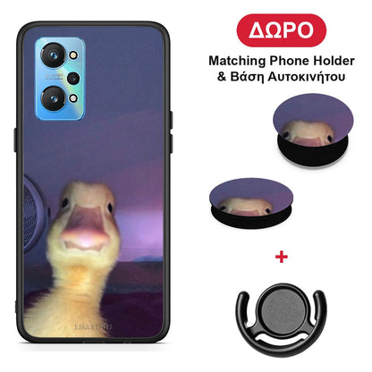 Meme Duck - Realme GT Neo 2 θήκη + Δώρο Phone Holder & Βάση Αυτοκινήτου
