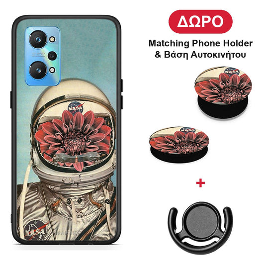 Nasa Bloom - Realme GT Neo 2 θήκη + Δώρο Phone Holder & Βάση Αυτοκινήτου