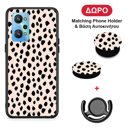 New Polka Dots - Realme GT Neo 2 θήκη + Δώρο Phone Holder & Βάση Αυτοκινήτου