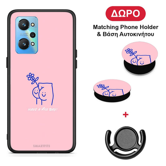 Nice Day - Realme GT Neo 2 θήκη + Δώρο Phone Holder & Βάση Αυτοκινήτου