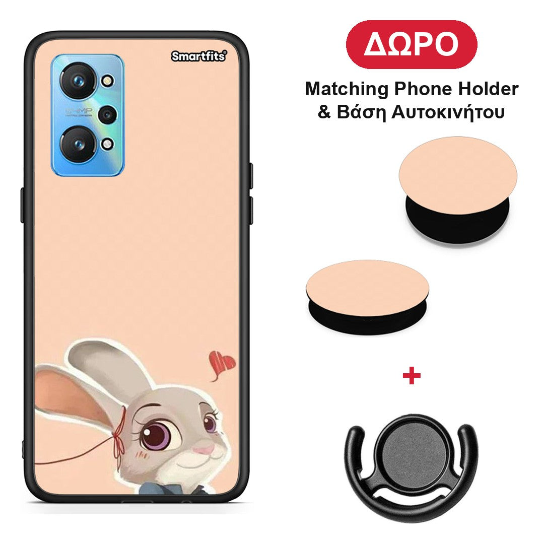 Nick Wilde And Judy Hopps Love 2 - Realme GT Neo 2 θήκη + Δώρο Phone Holder & Βάση Αυτοκινήτου