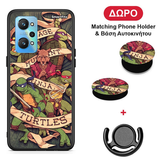 Ninja Turtles - Realme GT Neo 2 θήκη + Δώρο Phone Holder & Βάση Αυτοκινήτου