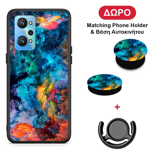 Paint Crayola - Realme GT Neo 2 θήκη + Δώρο Phone Holder & Βάση Αυτοκινήτου