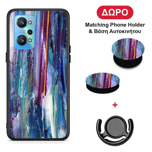 Paint Winter - Realme GT Neo 2 θήκη + Δώρο Phone Holder & Βάση Αυτοκινήτου