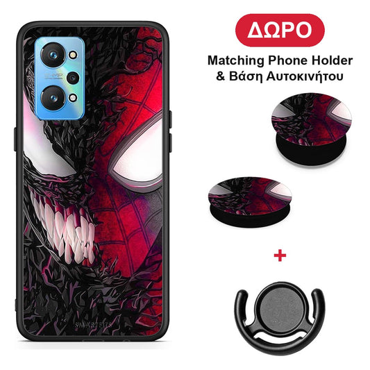 PopArt SpiderVenom - Realme GT Neo 2 θήκη + Δώρο Phone Holder & Βάση Αυτοκινήτου