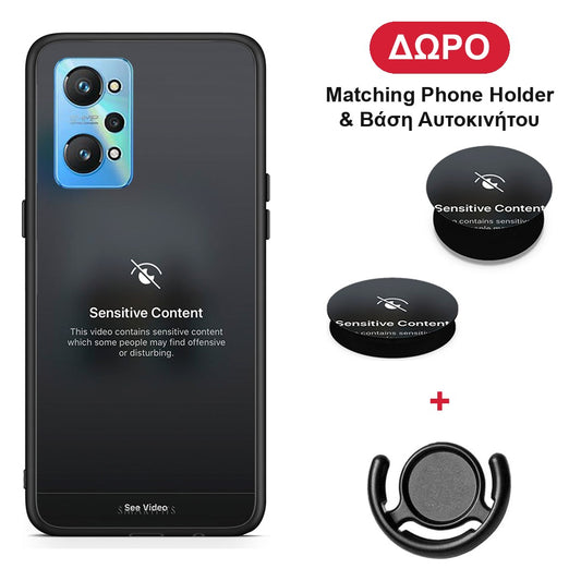 Sensitive Content - Realme GT Neo 2 θήκη + Δώρο Phone Holder & Βάση Αυτοκινήτου
