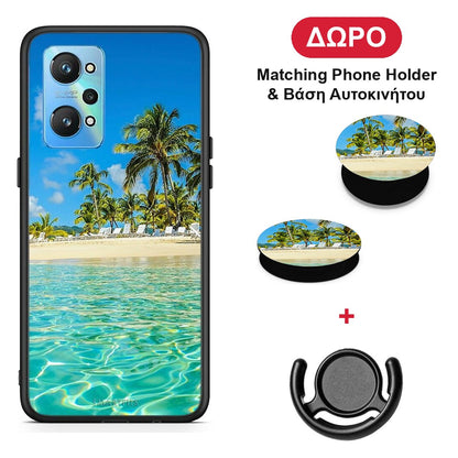 Tropical Vibes - Realme GT Neo 2 θήκη + Δώρο Phone Holder & Βάση Αυτοκινήτου
