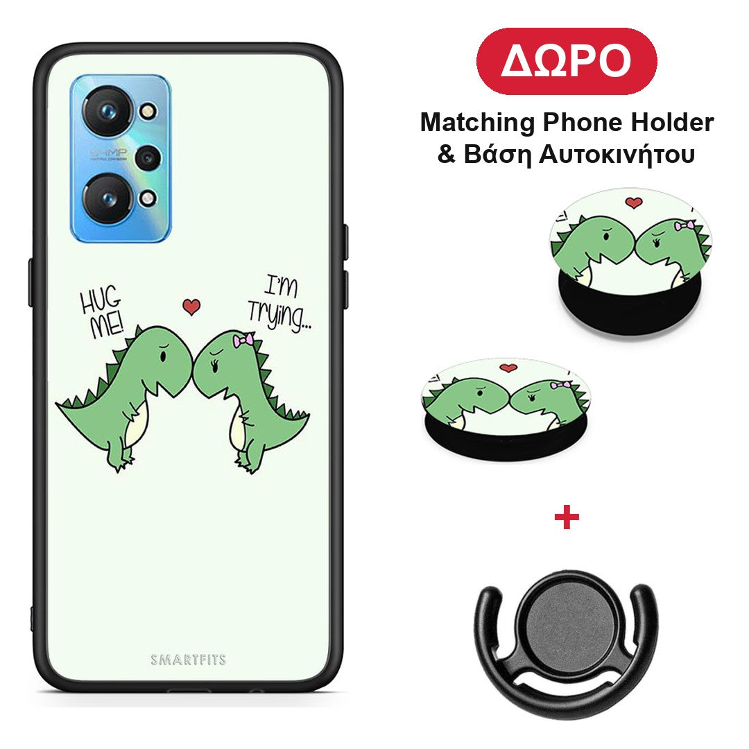 Valentine Rex - Realme GT Neo 2 θήκη + Δώρο Phone Holder & Βάση Αυτοκινήτου