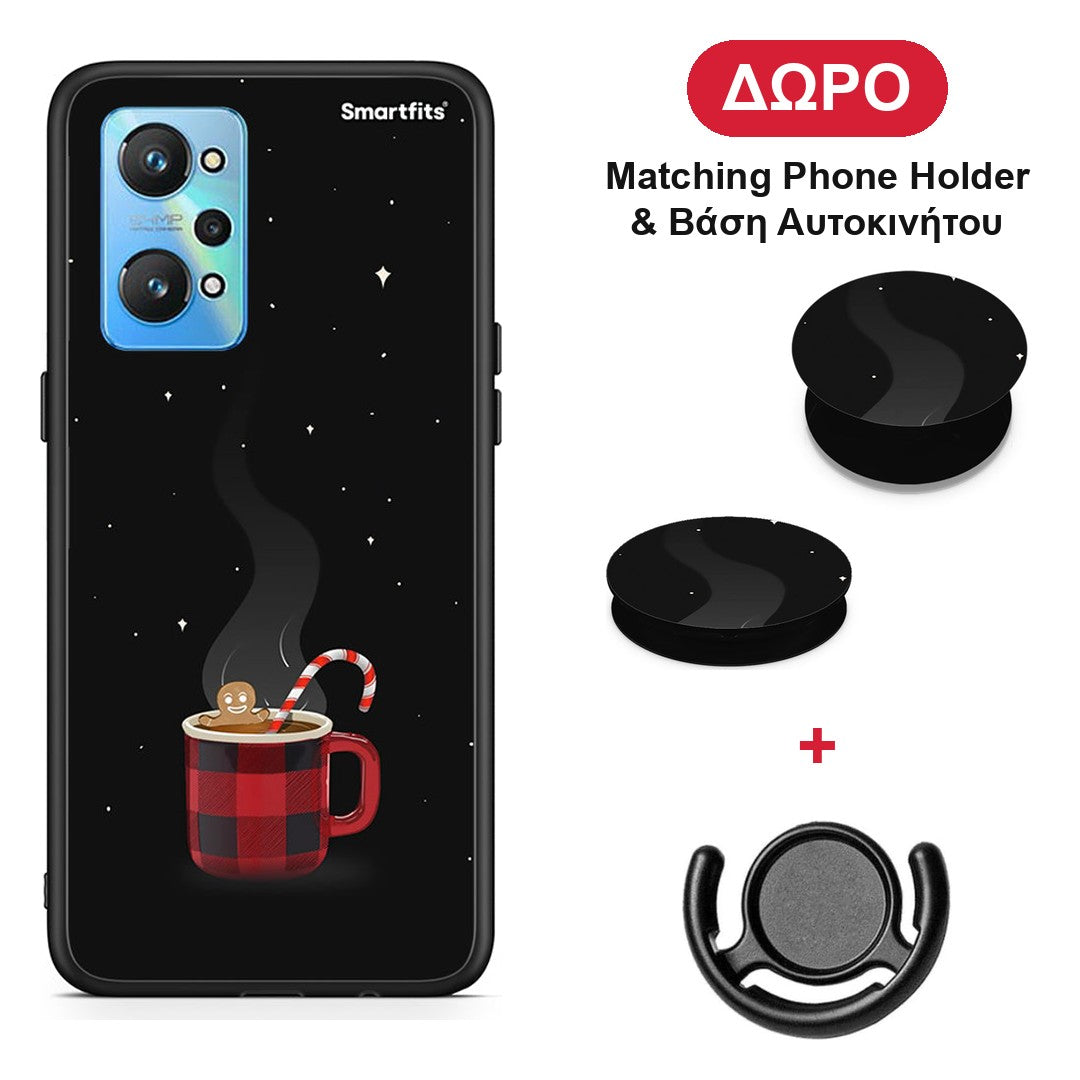 Xmas Bathing - Realme GT Neo 2 θήκη + Δώρο Phone Holder & Βάση Αυτοκινήτου