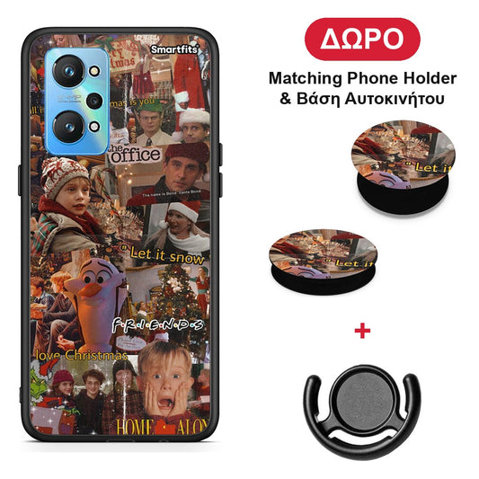 Xmas Wishes - Realme GT Neo 2 θήκη + Δώρο Phone Holder & Βάση Αυτοκινήτου