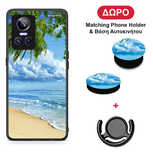 Beautiful Beach - Realme GT Neo 3 θήκη + Δώρο Phone Holder & Βάση Αυτοκινήτου