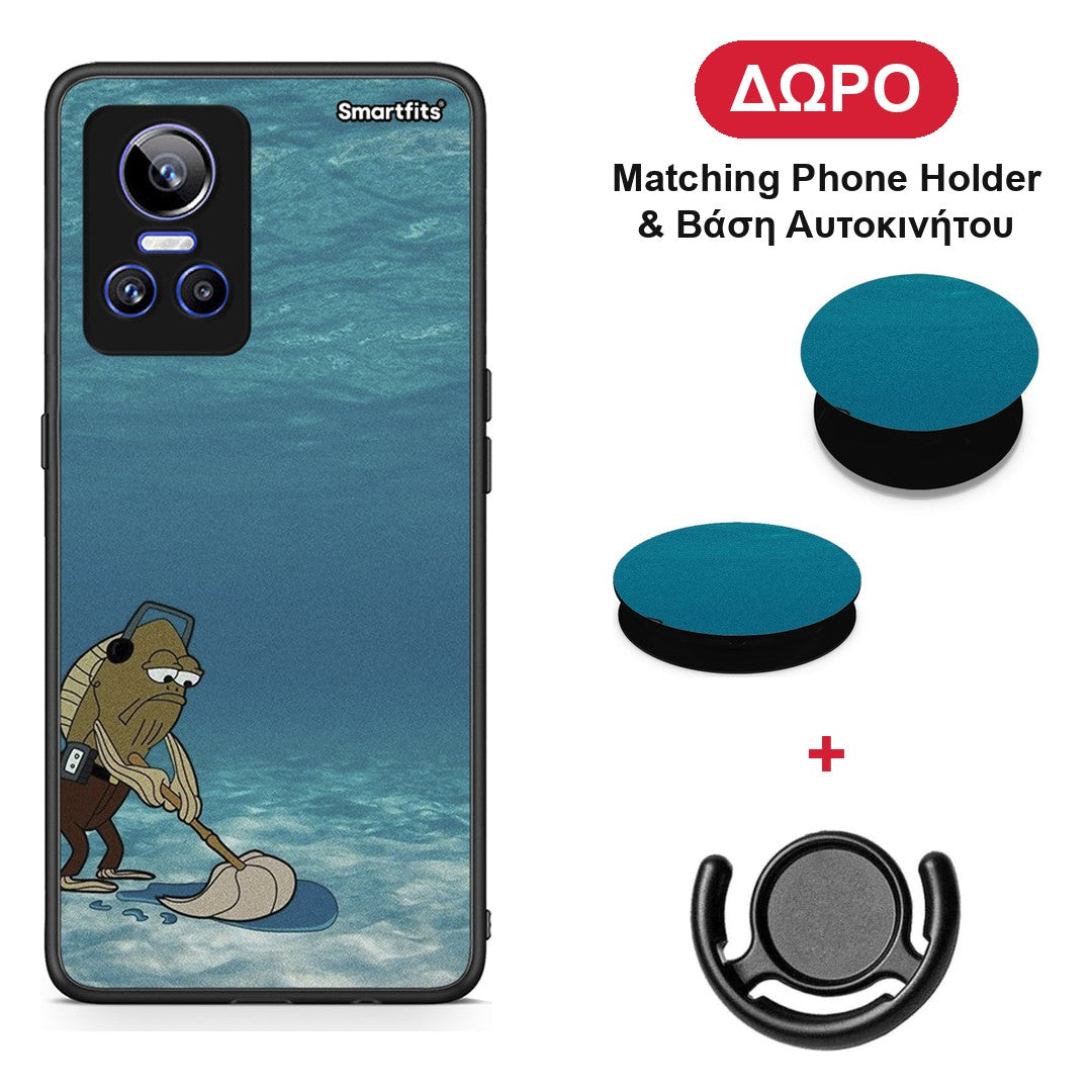 Clean The Ocean - Realme GT Neo 3 θήκη + Δώρο Phone Holder & Βάση Αυτοκινήτου