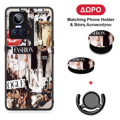 Collage Fashion - Realme GT Neo 3 θήκη + Δώρο Phone Holder & Βάση Αυτοκινήτου