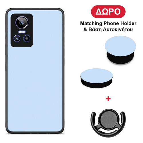 Powder Blue - Realme GT Neo 3 θήκη + Δώρο Phone Holder & Βάση Αυτοκινήτου
