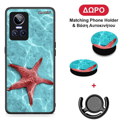 Red Starfish - Realme GT Neo 3 θήκη + Δώρο Phone Holder & Βάση Αυτοκινήτου