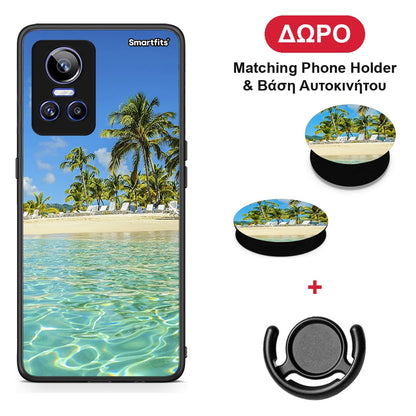 Tropical Vibes - Realme GT Neo 3 θήκη + Δώρο Phone Holder & Βάση Αυτοκινήτου