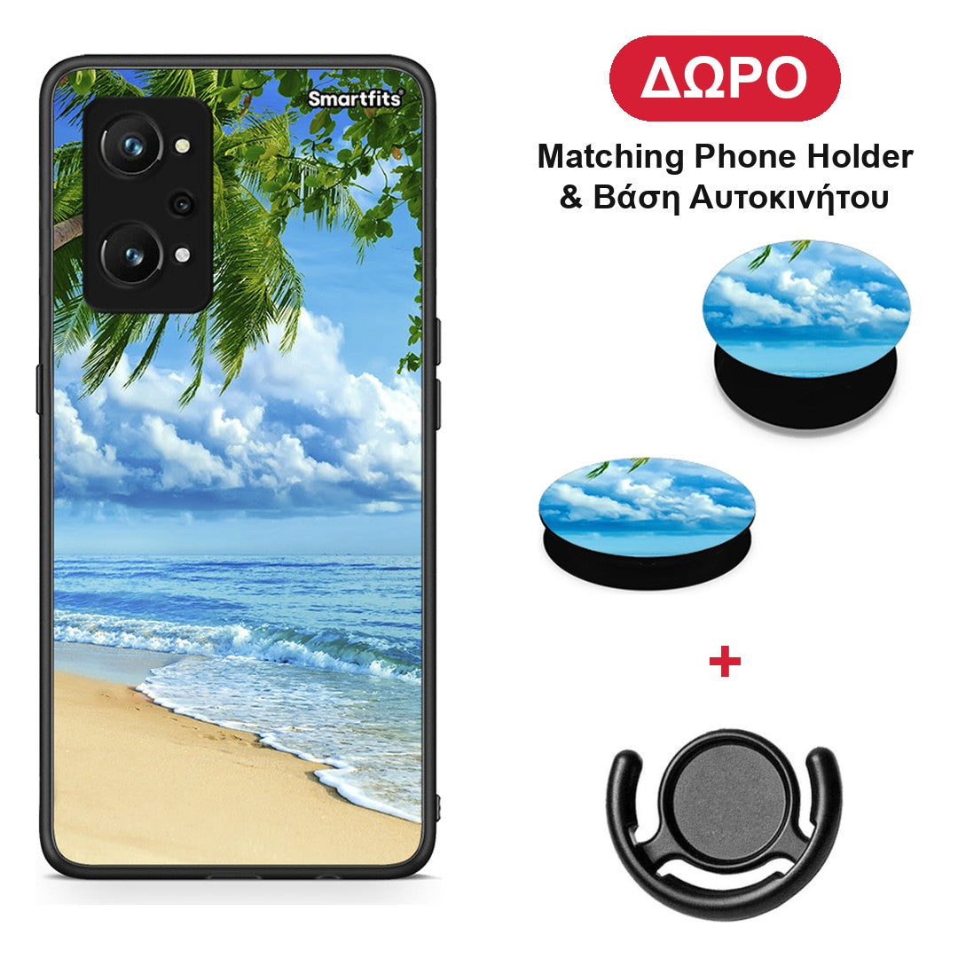 Beautiful Beach - Realme GT Neo 3T θήκη + Δώρο Phone Holder & Βάση Αυτοκινήτου
