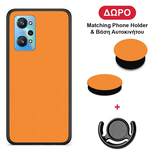 Tangerine Orange - Realme GT Neo 3T θήκη + Δώρο Phone Holder & Βάση Αυτοκινήτου