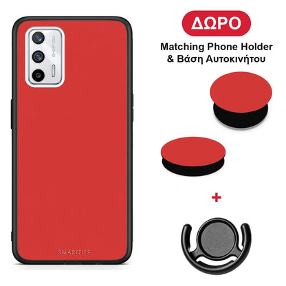 Poppy Red - Realme GT θήκη + Δώρο Phone Holder & Βάση Αυτοκινήτου