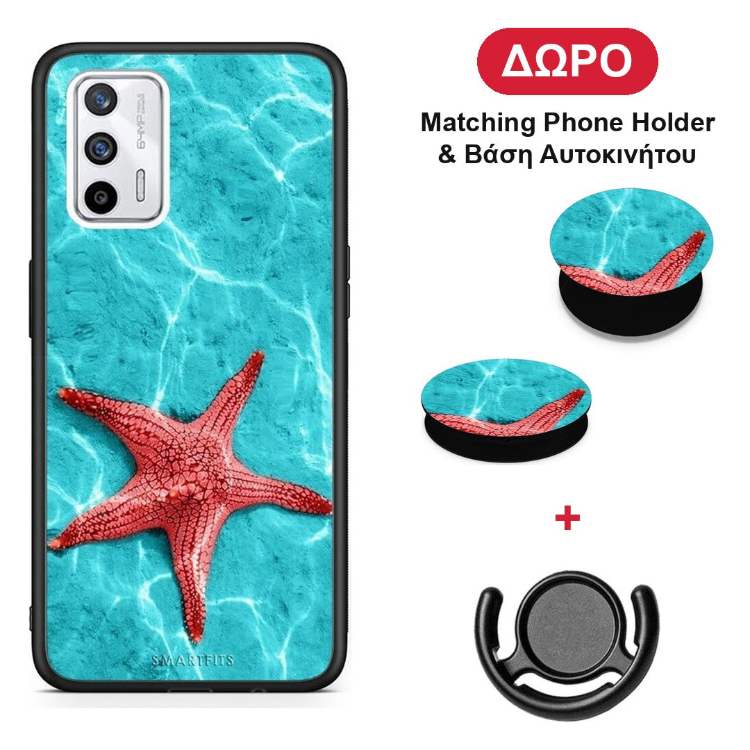Red Starfish - Realme GT θήκη + Δώρο Phone Holder & Βάση Αυτοκινήτου