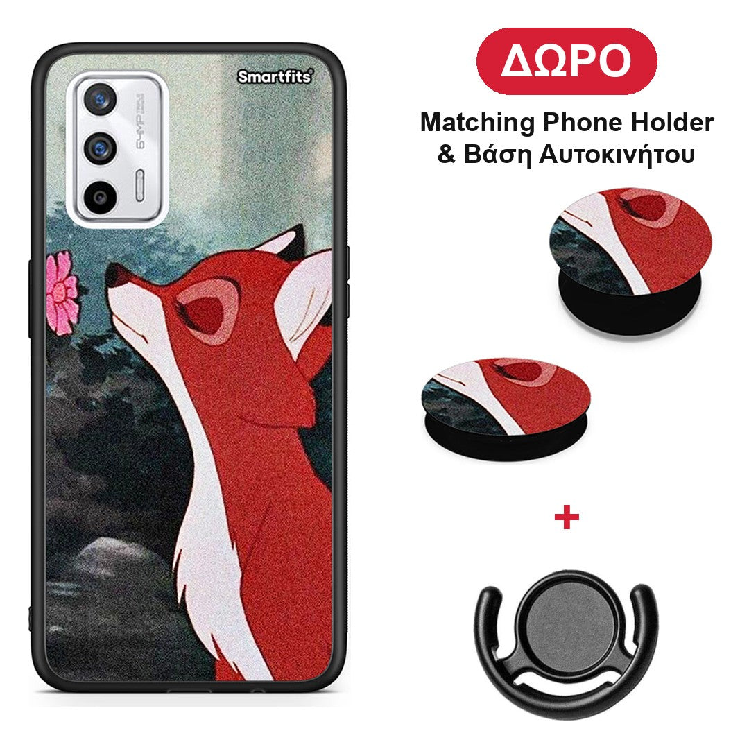 Tod And Vixey Love 2 - Realme GT θήκη + Δώρο Phone Holder & Βάση Αυτοκινήτου