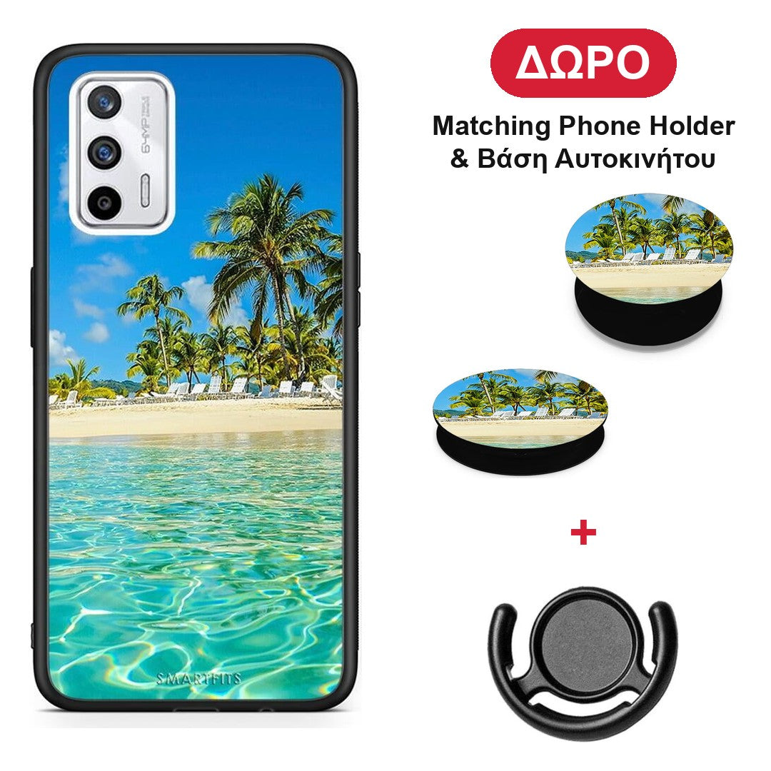 Tropical Vibes - Realme GT θήκη + Δώρο Phone Holder & Βάση Αυτοκινήτου