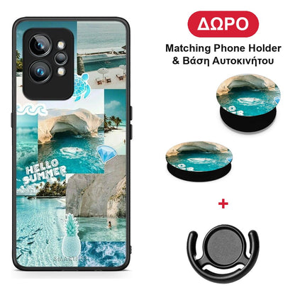 Aesthetic Summer - Realme GT2 θήκη + Δώρο Phone Holder & Βάση Αυτοκινήτου