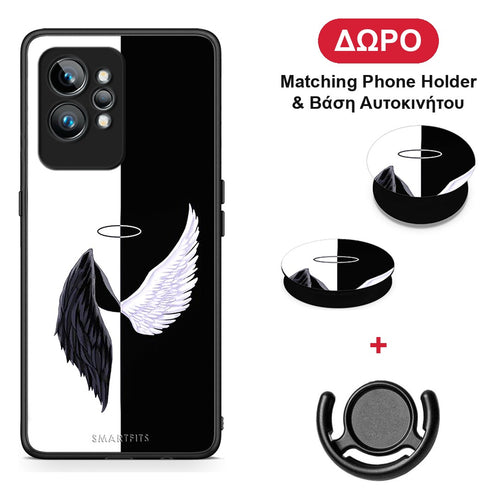 Angels Demons - Realme GT2 θήκη + Δώρο Phone Holder & Βάση Αυτοκινήτου