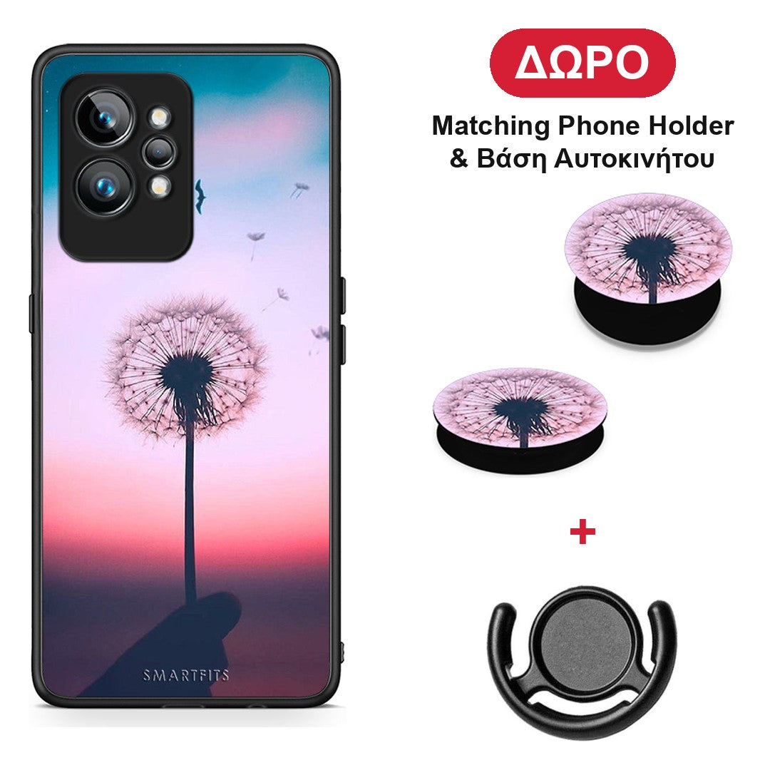 Boho Wish - Realme GT2 θήκη + Δώρο Phone Holder & Βάση Αυτοκινήτου