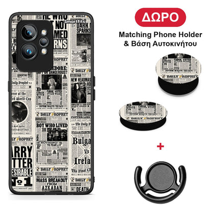 Harry Paper - Realme GT2 θήκη + Δώρο Phone Holder & Βάση Αυτοκινήτου