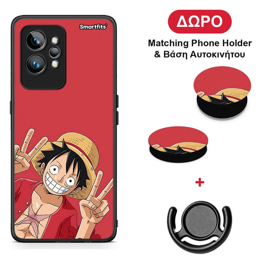 Pirate Luffy - Realme GT2 θήκη + Δώρο Phone Holder & Βάση Αυτοκινήτου