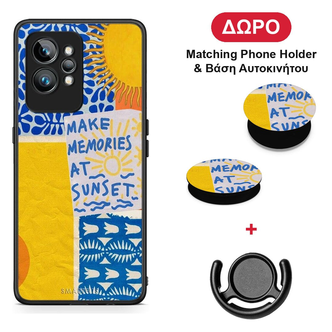 Sunset Memories - Realme GT2 θήκη + Δώρο Phone Holder & Βάση Αυτοκινήτου