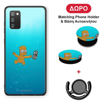Chasing Money - Samsung Galaxy A02s / M02s / F02s θήκη + Δώρο Phone Holder & Βάση Αυτοκινήτου