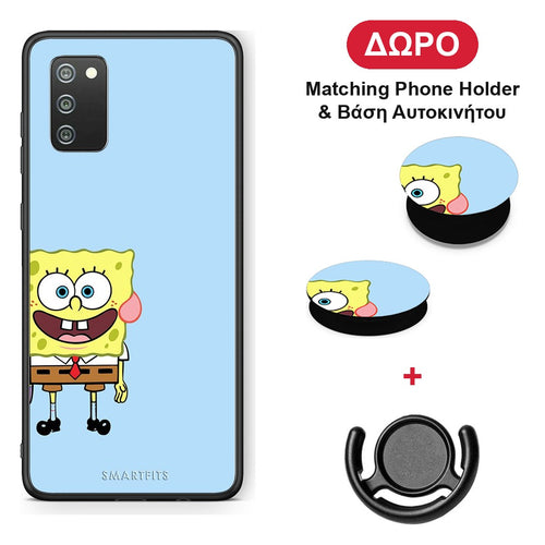 Friends Bob - Samsung Galaxy A02s / M02s / F02s θήκη + Δώρο Phone Holder & Βάση Αυτοκινήτου