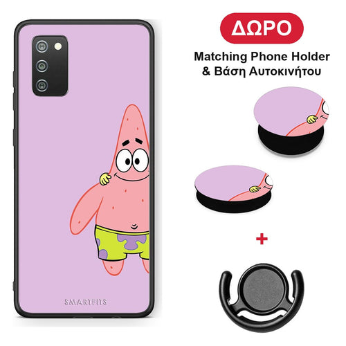 Friends Patrick - Samsung Galaxy A02s / M02s / F02s θήκη + Δώρο Phone Holder & Βάση Αυτοκινήτου
