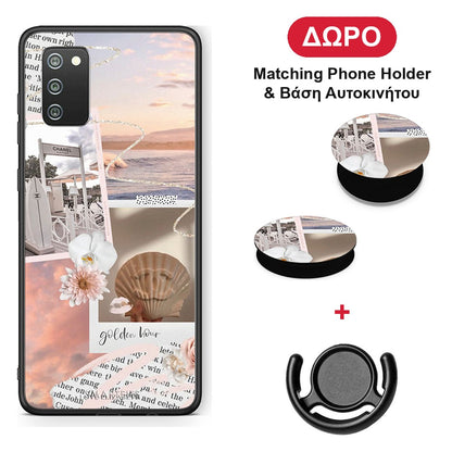 Golden Hour - Samsung Galaxy A02s / M02s / F02s θήκη + Δώρο Phone Holder & Βάση Αυτοκινήτου