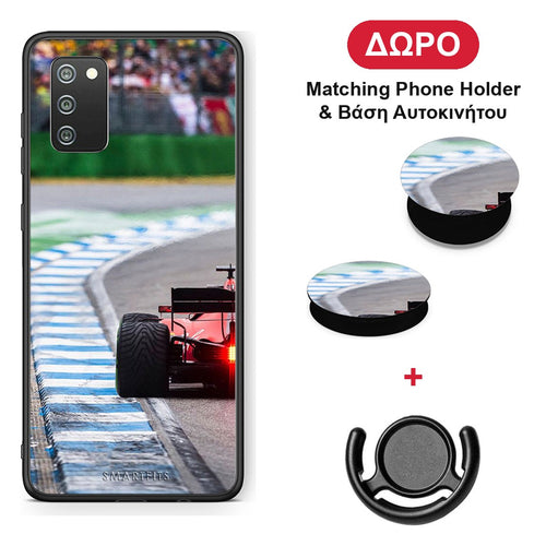 Racing Vibes - Samsung Galaxy A02s / M02s / F02s θήκη + Δώρο Phone Holder & Βάση Αυτοκινήτου