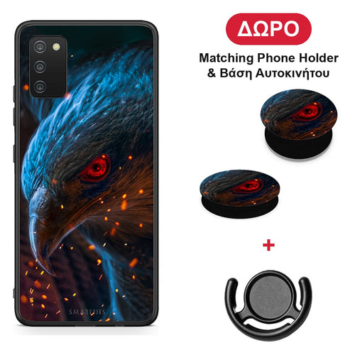 PopArt Eagle - Samsung Galaxy A03s θήκη + Δώρο Phone Holder & Βάση Αυτοκινήτου