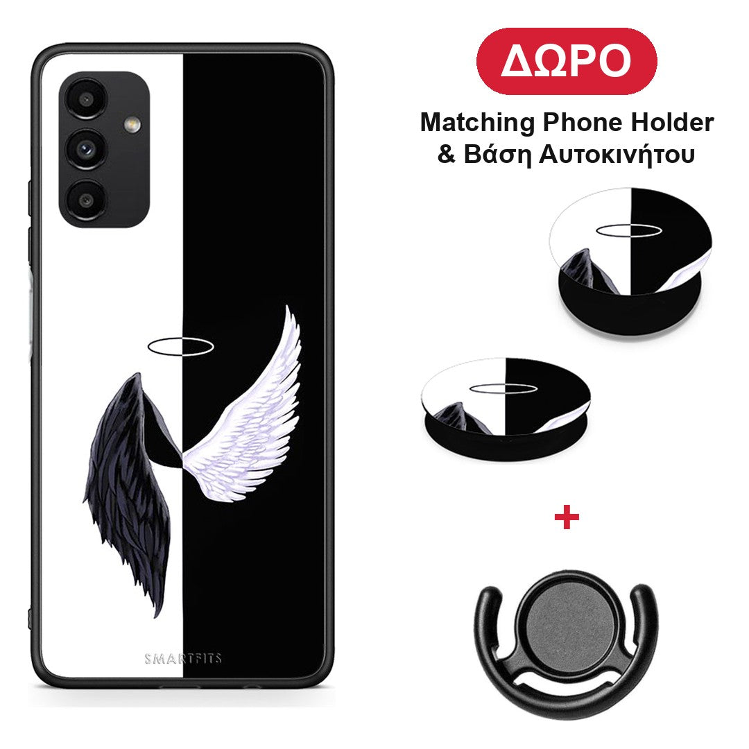 Angels Demons - Samsung Galaxy A04s θήκη + Δώρο Phone Holder & Βάση Αυτοκινήτου