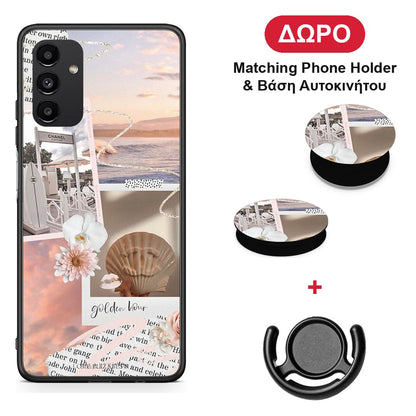 Golden Hour - Samsung Galaxy A04s θήκη + Δώρο Phone Holder & Βάση Αυτοκινήτου