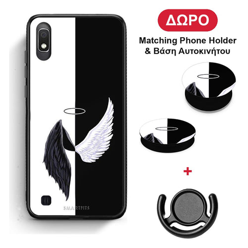 Angels Demons - Samsung Galaxy A10 θήκη + Δώρο Phone Holder & Βάση Αυτοκινήτου