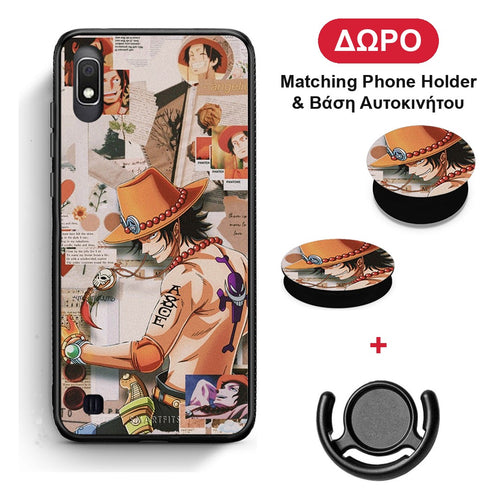 Anime Collage - Samsung Galaxy A10 θήκη + Δώρο Phone Holder & Βάση Αυτοκινήτου