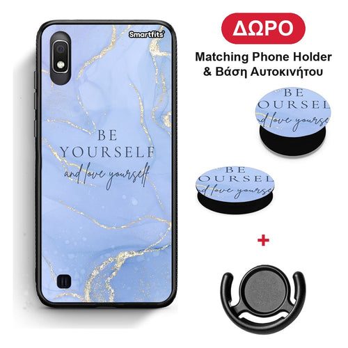 Be Yourself - Samsung Galaxy A10 θήκη + Δώρο Phone Holder & Βάση Αυτοκινήτου