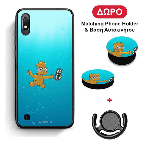 Chasing Money - Samsung Galaxy A10 θήκη + Δώρο Phone Holder & Βάση Αυτοκινήτου