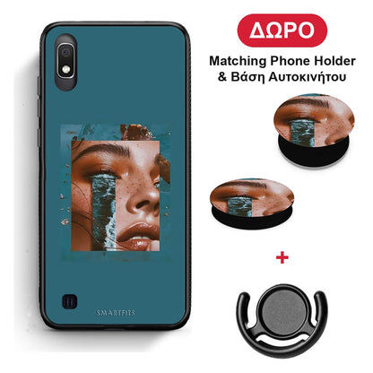 Cry An Ocean - Samsung Galaxy A10 θήκη + Δώρο Phone Holder & Βάση Αυτοκινήτου